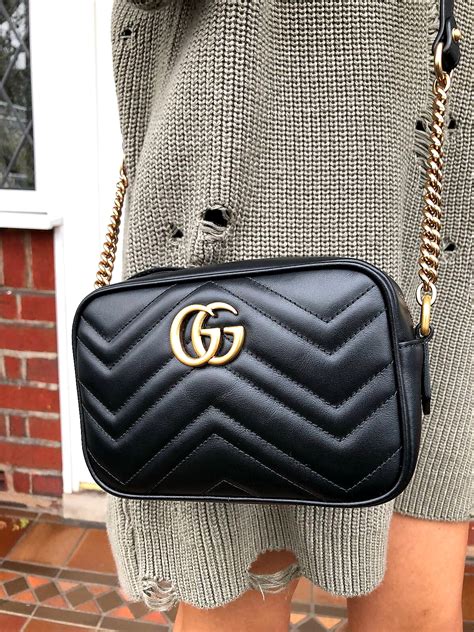 gucci small crossbody tote|gucci marmont bag small size.